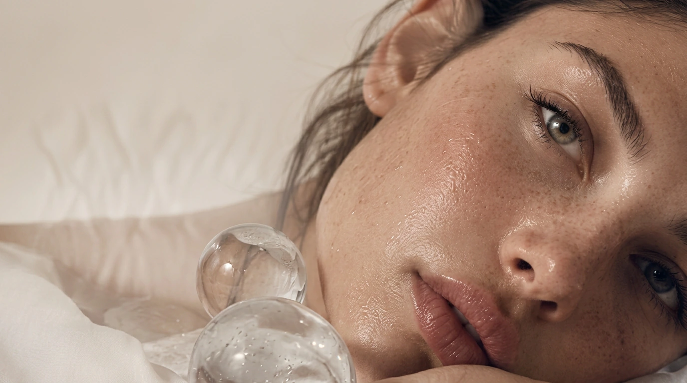 Peau naturelle et lumineuse, photographie éditoriale MILSKIN